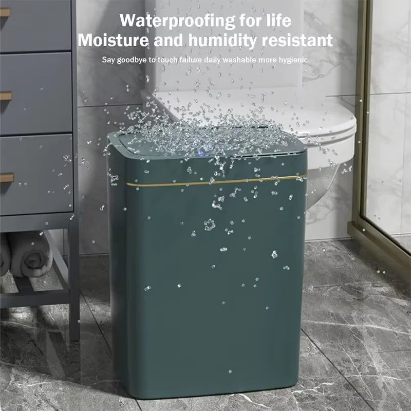 Non-contact narrow smart sensor trash can for smart home ( 15L )